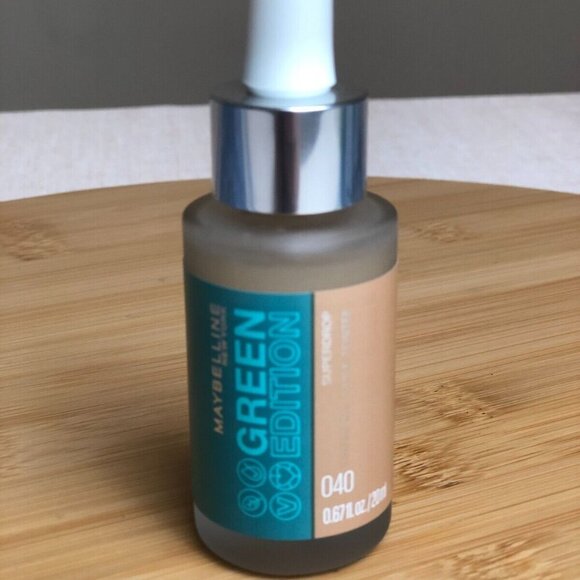 Maybelline Green Edition Superdrop Tinted Oil #40 Base Makeup Adjustable Natural - Picture 2 of 7